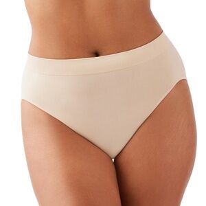 NEW Wacoal B-Smooth Seamless Hi-Cut Leg Brief Panty 834175 Nude NN (Beige)